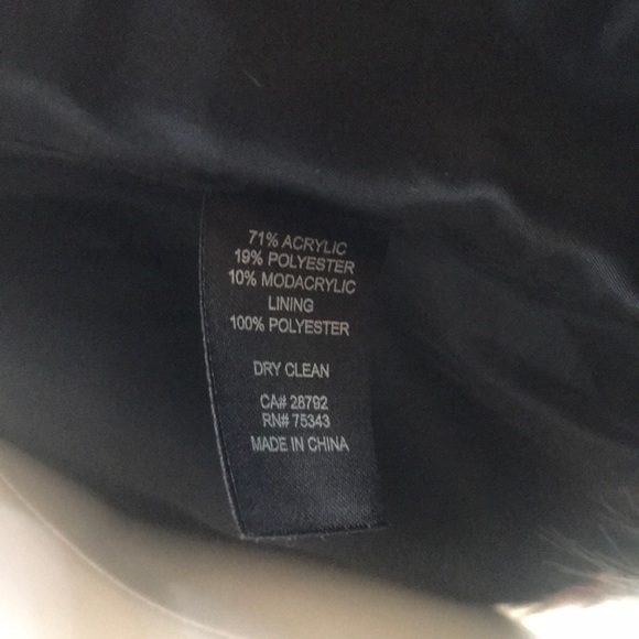 CYNTHIA ROWLEY Faux Fur Multicolor Jacket - Picture 8 of 8